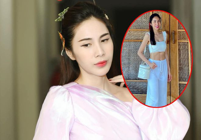 Dân mạng liên tục trầm trồ, khen ngợi bà xã Công Vinh khi giữ được vóc dáng thon gọn ở ngưỡng U40. ẢNH: FBNV