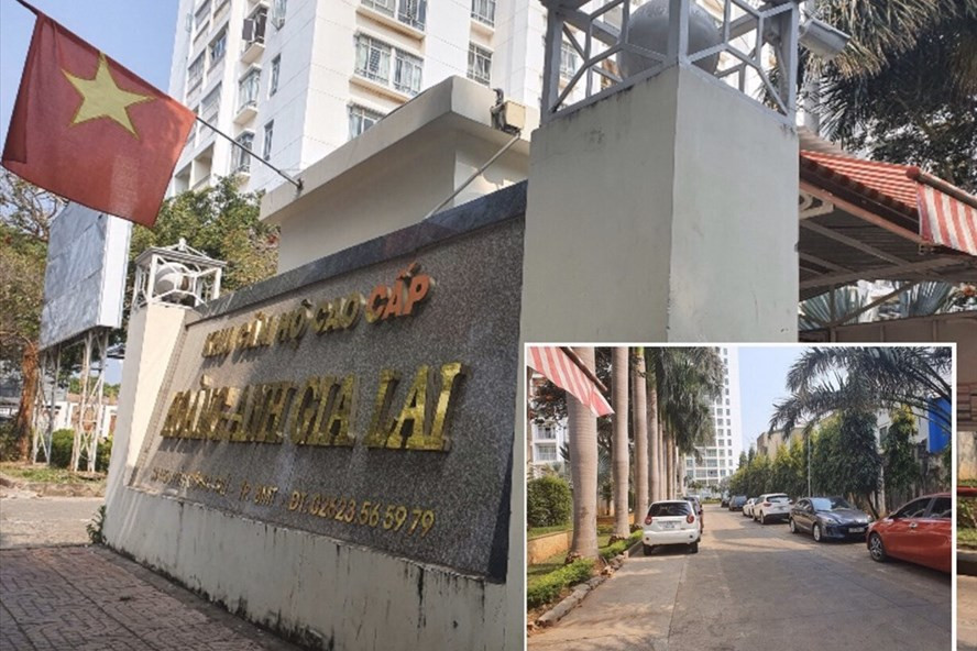 Một góc khu căn hộ chung cư cao cấp Hoàng Anh Gia Lai tại TP.Buôn Ma Thuột, tỉnh Đắk Lắk. Ảnh: Bảo Trung