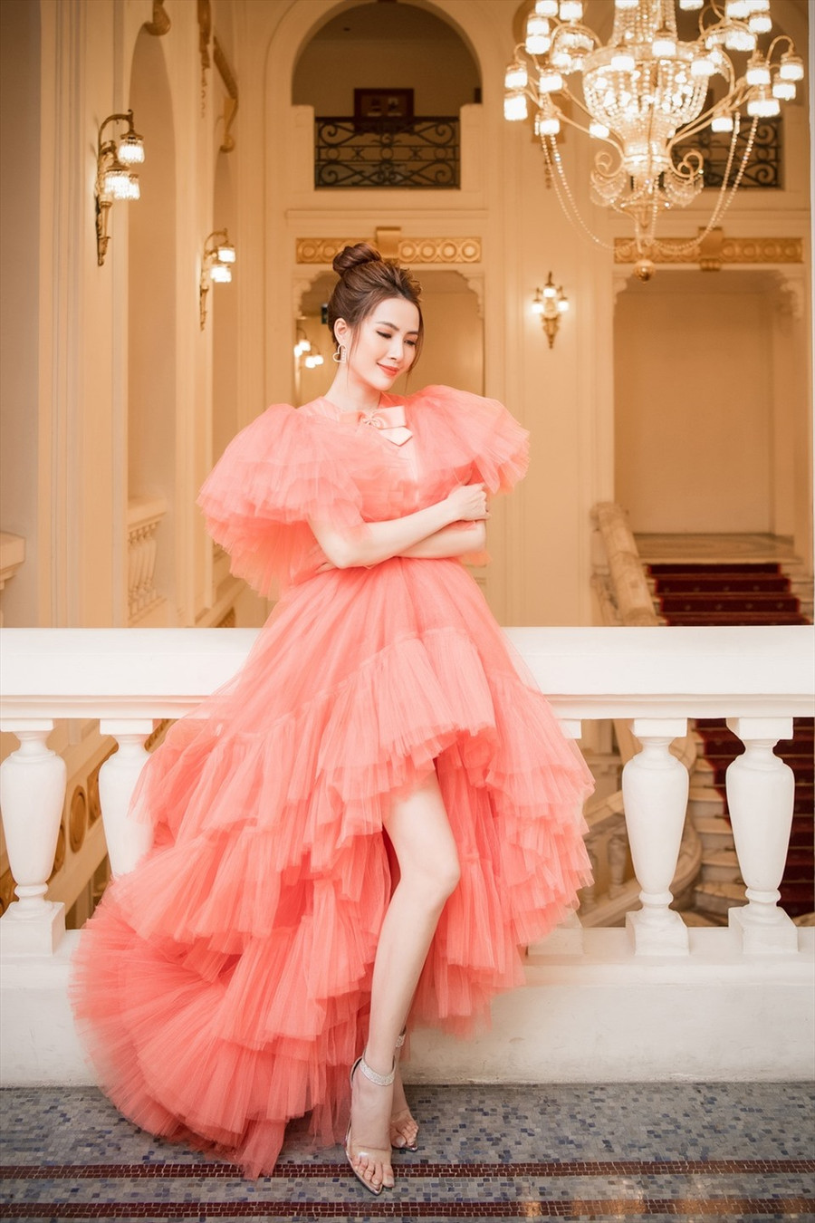  Vừa qua, Hoa hậu Phan Thị Mơ - nữ chính đóng Thúy Kiều phiên bản hiện đại của phim Kiều @ đã có dịp gặp gỡ khán giả thủ đô trong đợt ra mắt phim. Ảnh: NSCC.