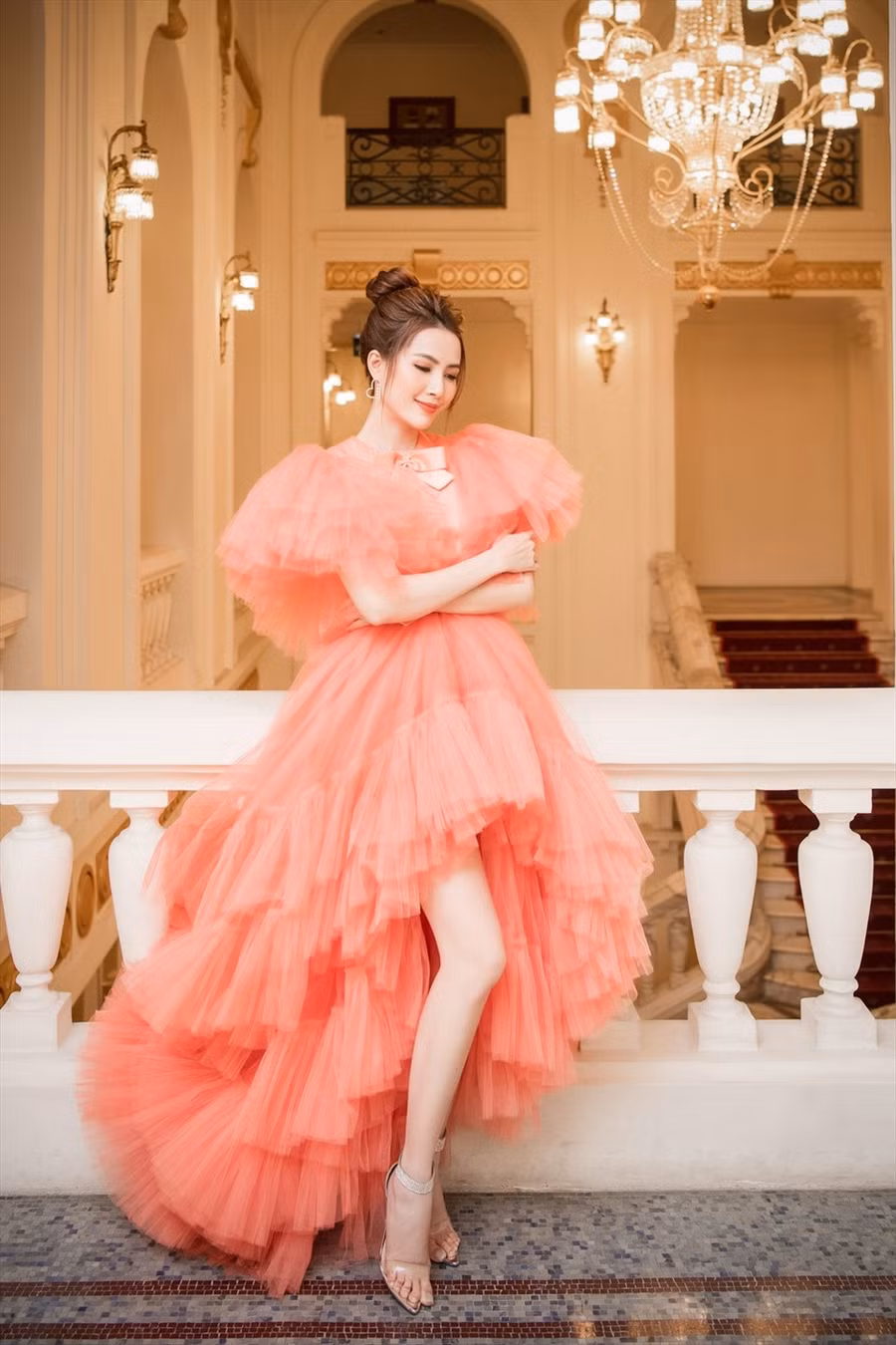  Vừa qua, Hoa hậu Phan Thị Mơ - nữ chính đóng Thúy Kiều phiên bản hiện đại của phim Kiều @ đã có dịp gặp gỡ khán giả thủ đô trong đợt ra mắt phim. Ảnh: NSCC.