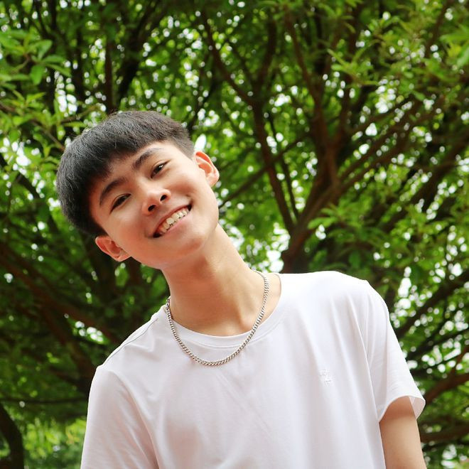 Huy không đầu hàng những khó khăn trong cuộc sống. ẢNH NVCC