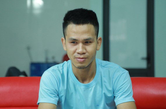 Anh Nguyễn Ngọc Mạnh tại nhà sáng ngày 1-3