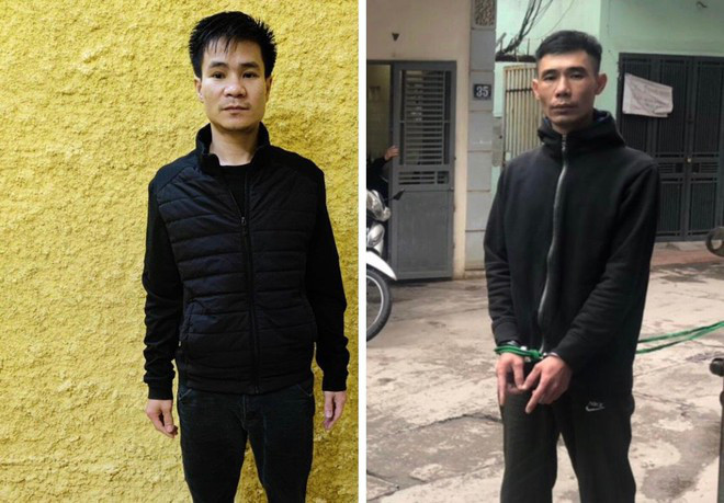 Cao Chu Thanh (phải) và Đỗ Duy Ngọc tại cơ quan công an Cao Chu Thanh (phải) và Đỗ Duy Ngọc tại cơ quan công an