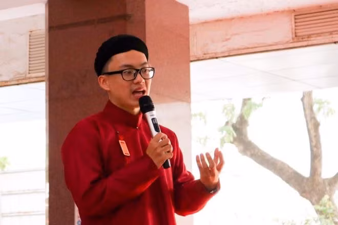  Võ Nam Du trong một sự kiện - ẢNH: NVCC