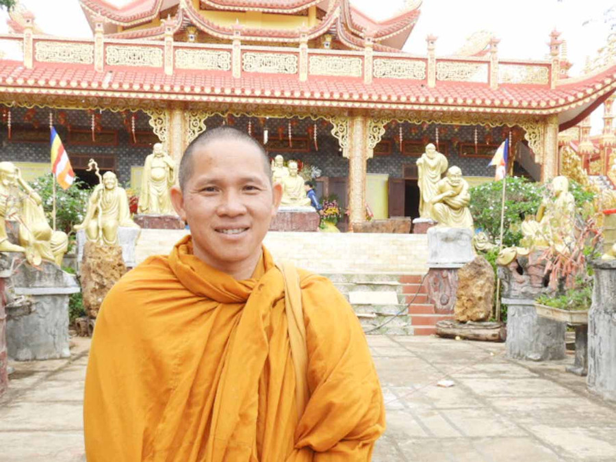 Đại đức Thích Giác Liêm. Ảnh: Thanh Nhật Đại đức Thích Giác Liêm tại tịnh xá Ngọc Lai. Ảnh: Thanh Nhật