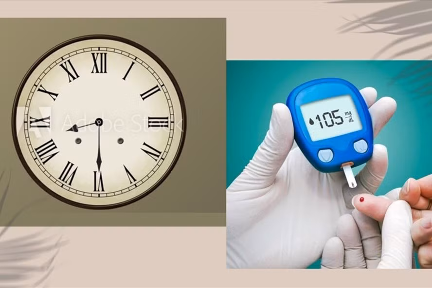 Hãy ăn sáng trước 8h30' để giúp ngừa bệnh tiểu đường. Đồ họa: SC