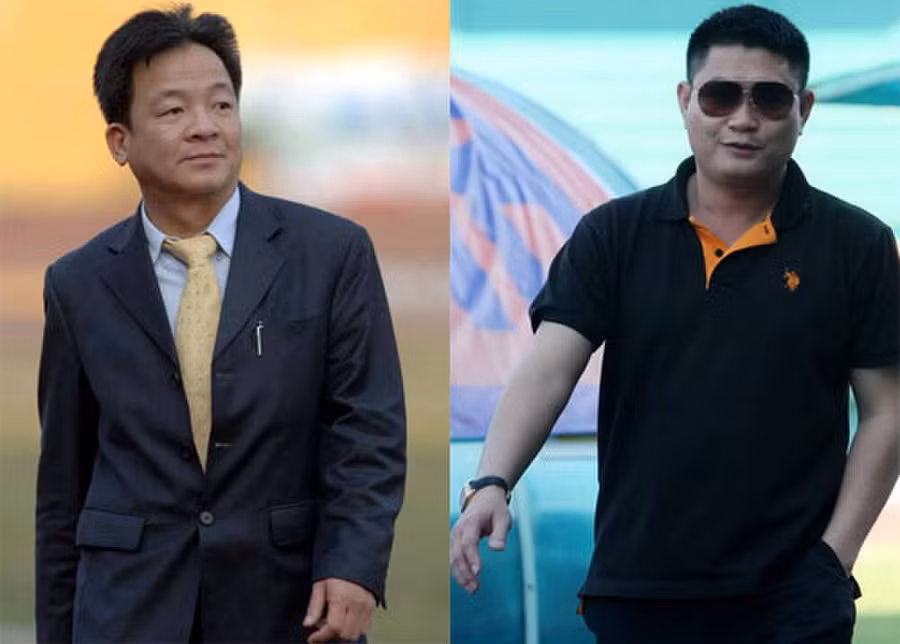 Bầu Thụy từng phản ứng chuyện bầu Hiển liên quan đến hai đội bóng. Sau đó, bầu Thụy bỏ bóng đá.