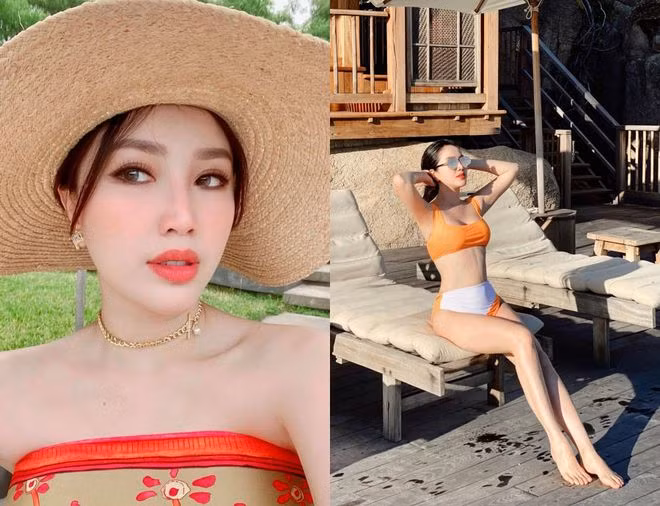 Bảo Thy thường xuyên có những chuyến nghỉ dưỡng ở resort đắt đỏ. ẢNH: FBNV