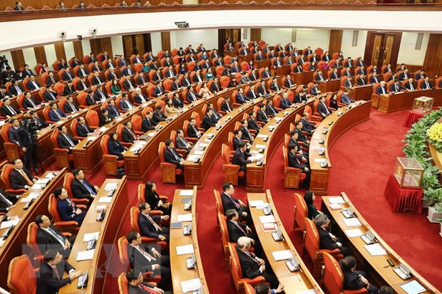 Các đại biểu dự phiên bế mạc Hội nghị. (Ảnh: Trí Dũng/TTXVN)