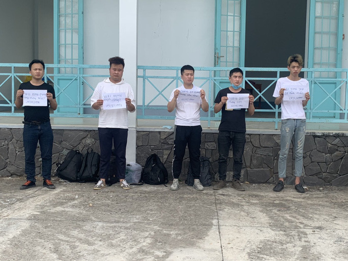 5 đối tượng người Trung Quốc bị lực lượng công an phát hiện, bắt giữ