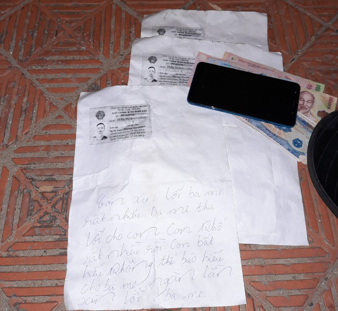 Nội dung lá thư tuyệt mệnh được để lại trên cầu