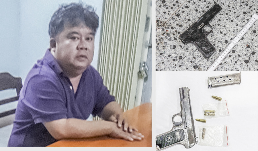 Đặng Quang Minh, Hai khẩu súng Minh mua từ năm 2018.