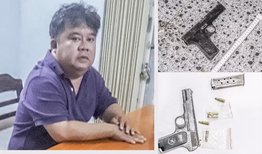 Đặng Quang Minh, Hai khẩu súng Minh mua từ năm 2018.