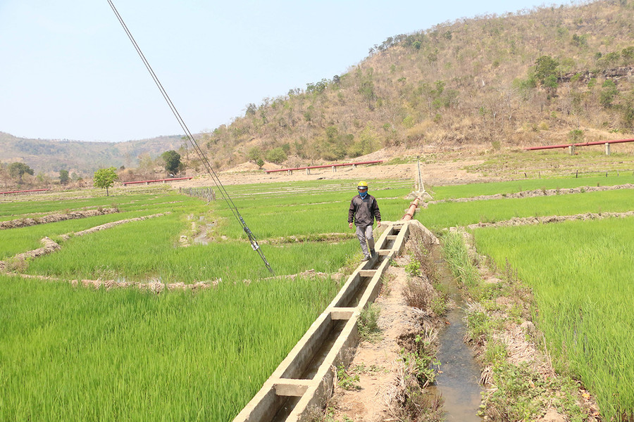 Công trình thủy lợi Plei Keo đang góp phần thay đổi bộ mặt xã anh hùng Ayun. Ảnh: Trần Dung 3- Công trình thủy lợi Plei Keo đang góp phần thay đổi bộ mặt xã anh hùng Ayun-Quang Tấn