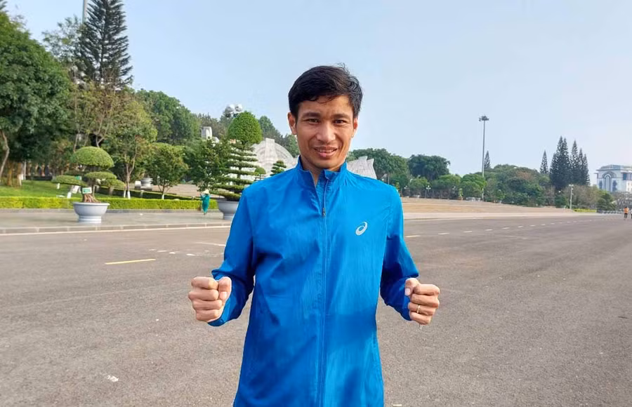 Vận động viên Nguyễn Văn Lai. Ảnh: Thiên Di