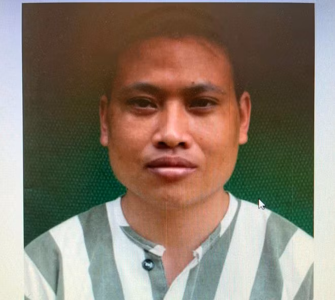  Phạm nhân Nguyễn Văn Võ - Ảnh: Công an cung cấp