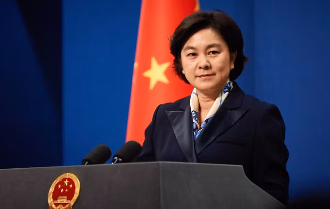 Người phát ngôn Bộ Ngoại giao Trung Quốc Hoa Xuân Oánh. Ảnh: Reuters