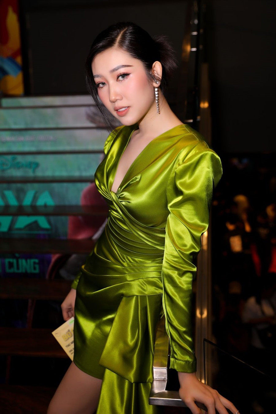 Thúy Ngân hiện là một trong số ít nữ diễn viên sở hữu hình thể chuẩn: cao 1,7m cùng số đo 90-60-95 cm. Ảnh: NSCC.