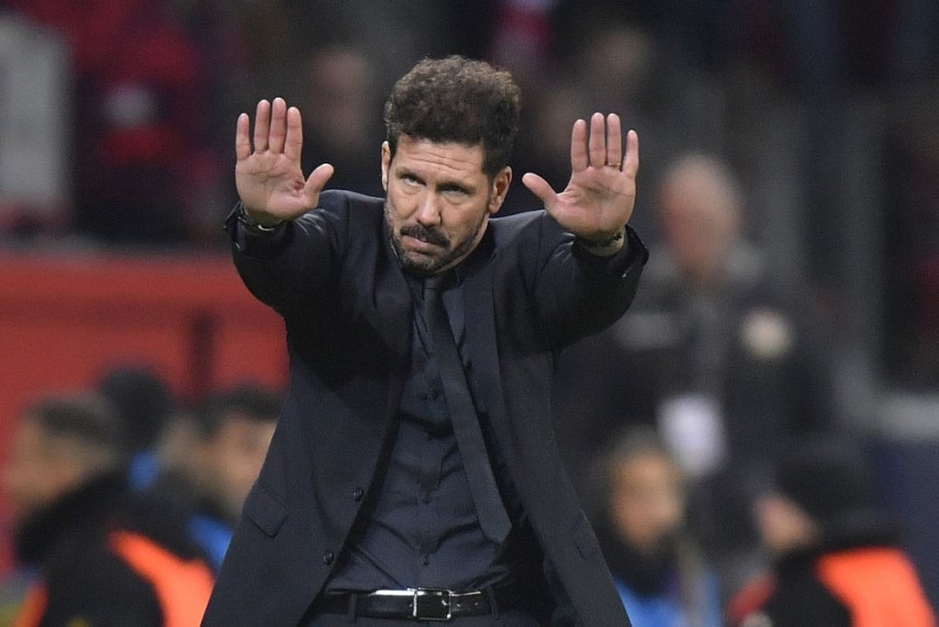  Huấn luyện viên Diego Simeone. Ảnh: AFP