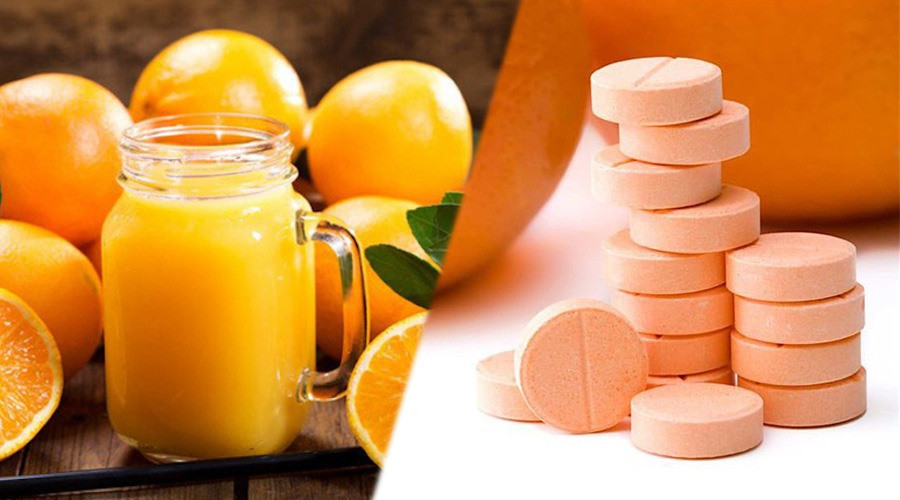 Dùng quá liều vitamin C có thể gây tác dụng ngược. Đồ họa: Vi vi. Dùng quá liều vitamin C có thể gây tác dụng ngược. Đồ họa: Vi vi.