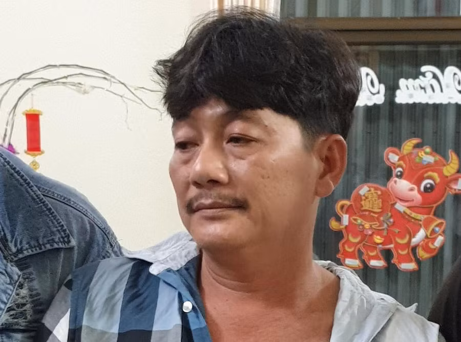 Chín Xuân bị bắt vào tối 26-3. Ảnh: Công an Cần Thơ