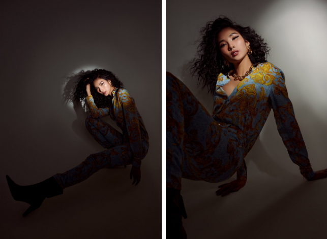 ... hay mặc đồ cá tính, chụp ảnh trong điều kiện thiếu sáng. Ở loạt ảnh nào Hoàng Thùy cũng đều khiến người đối diện khó có thể rời mắt bởi ngoại hình nóng bỏng.