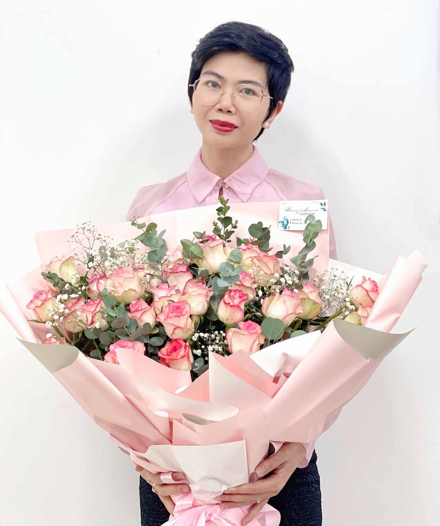 Chị Giang Thị Hoài Phương: “Cảm ơn những biến cố đã khiến cuộc sống của tôi thêm thú vị” (ảnh nhân vật cung cấp).