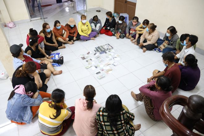  Sòng bạc vùng biên bị triệt phá - ẢNH: GIANG PHƯƠNG