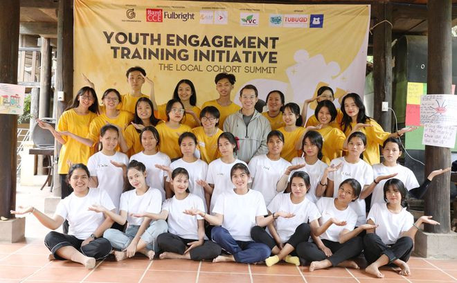 Nhóm dự án đồng hành để giúp thanh thiếu niên vùng núi phát triển năng lực bản thân - Ảnh: NVCC Nhóm dự án đồng hành để giúp thanh thiếu niên vùng núi phát triển năng lực bản thân - Ảnh: NVCC