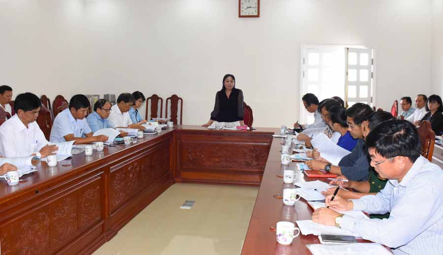 Quang cảnh buổi họp. Ảnh: N.T
