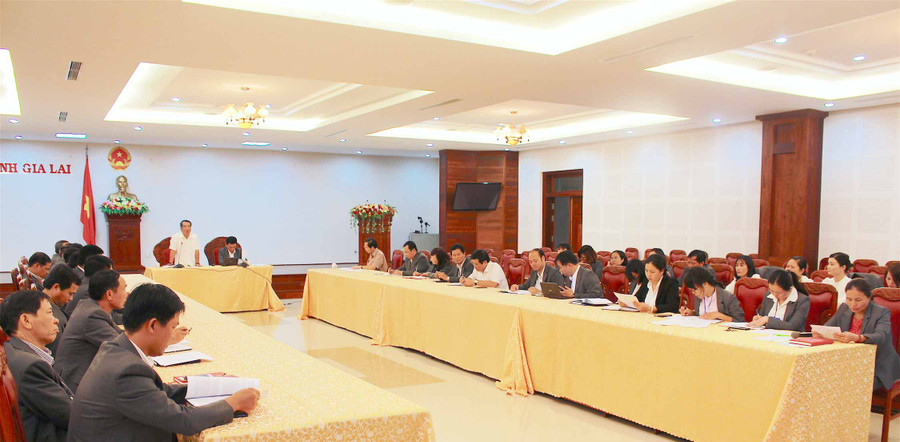 Quang cảnh buổi sơ kết. Ảnh: Mộc Trà Quang cảnh buổi sơ kết. Ảnh: Mộc Trà