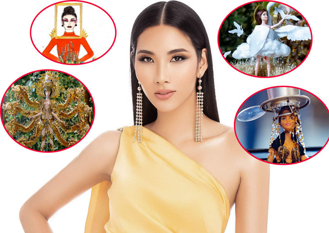 Ba thiết kế xuất sắc nhất cho Hoàng Thùy tại Miss Universe chính thức lộ diện (Ảnh BTC)