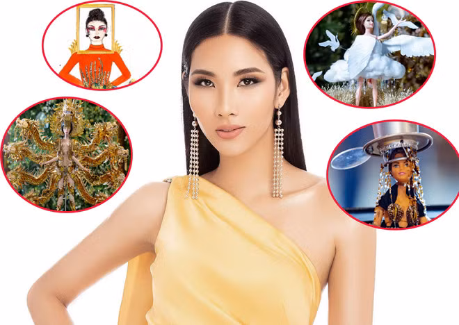 Ba thiết kế xuất sắc nhất cho Hoàng Thùy tại Miss Universe chính thức lộ diện (Ảnh BTC)