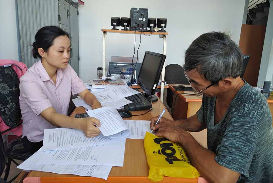  Nguồn thu từ các doanh nghiệp, hợp tác xã trên địa bàn thị xã An Khê tương đối ổn định. Ảnh: S.C