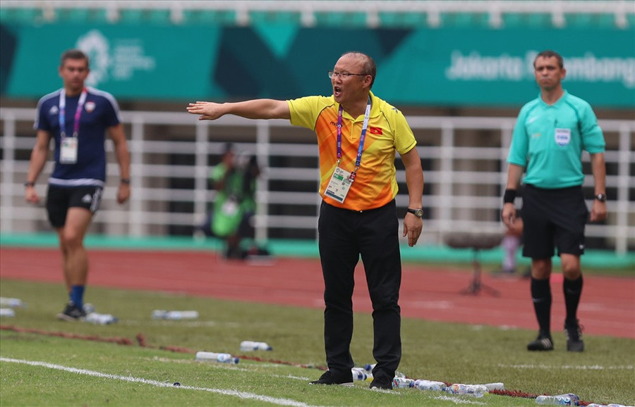  HLV Park Hang-seo và U23 Việt Nam từng thua U23 UAE ở ASIAD 18 trong trận tranh HCĐ. Ảnh: Đ.Đ
