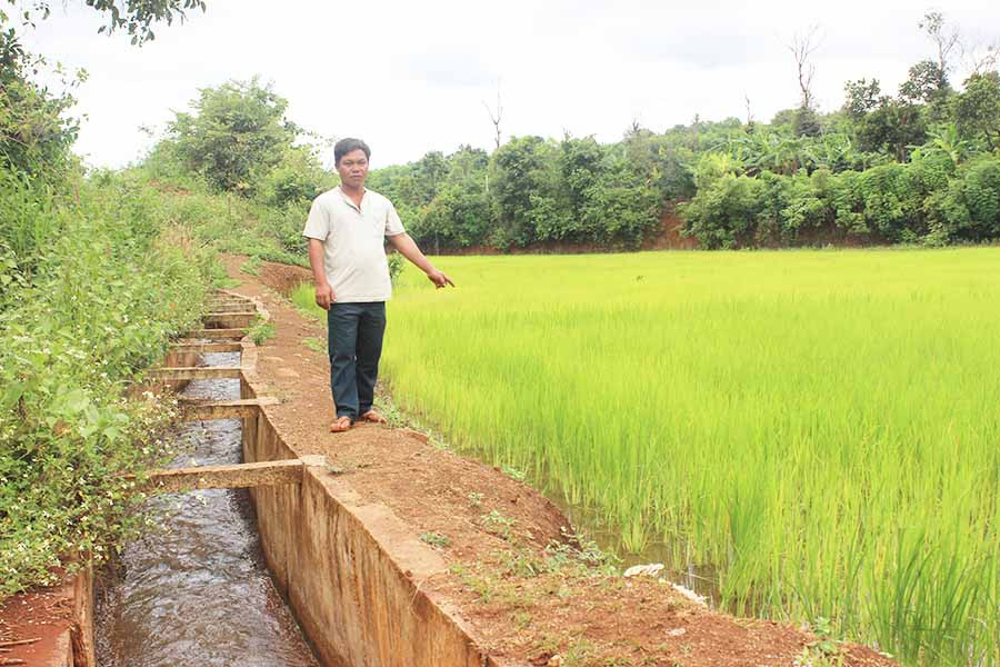 Hạ tầng thủy lợi đyược đầu tư tại xã Đak Djrang (ảnh inernet)