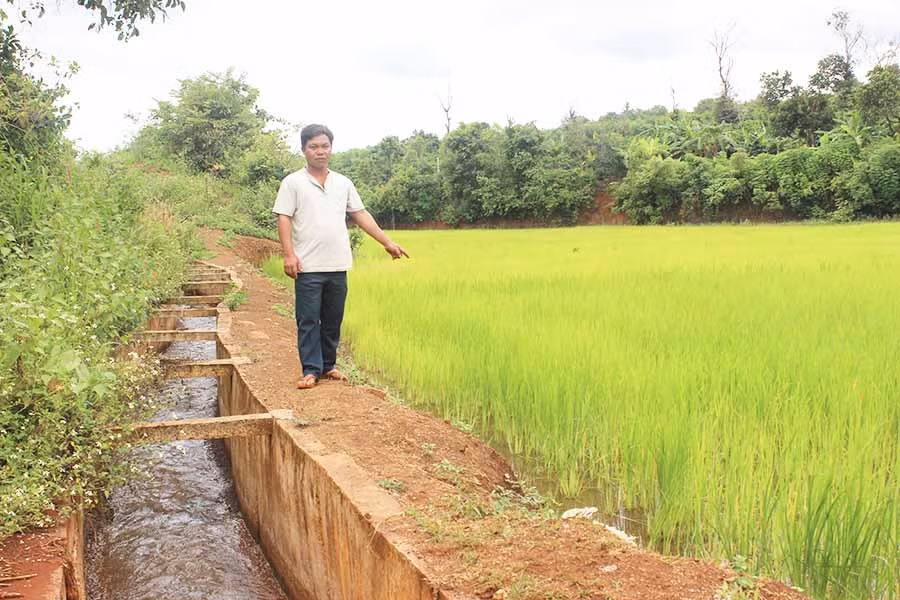 Hạ tầng thủy lợi đyược đầu tư tại xã Đak Djrang (ảnh inernet)