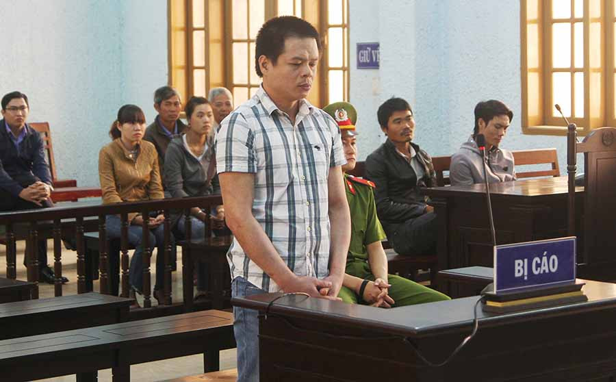  Bị cáo Vũ Văn Ninh tại phiên tòa. Ảnh: V.N