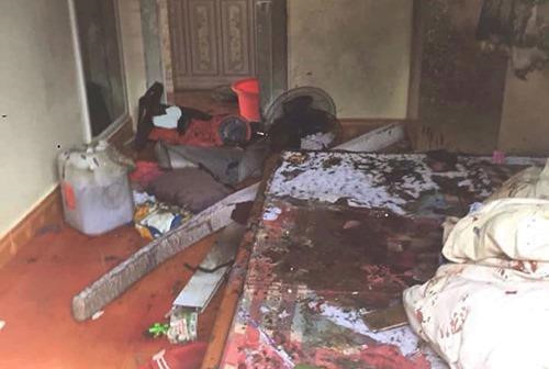 Hiện trường vụ án mạng. Ảnh: Beat Mộc Châu