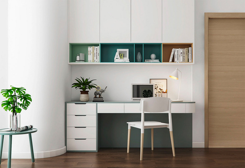 Nếu yêu thích một chút màu sắc cho không gian phòng làm việc tại nhà, bạn có thể thêm chút màu sắc vào tủ lưu trữ. Nếu yêu thích một chút màu sắc cho không gian phòng làm việc tại nhà, bạn có thể thêm chút màu sắc vào tủ lưu trữ.