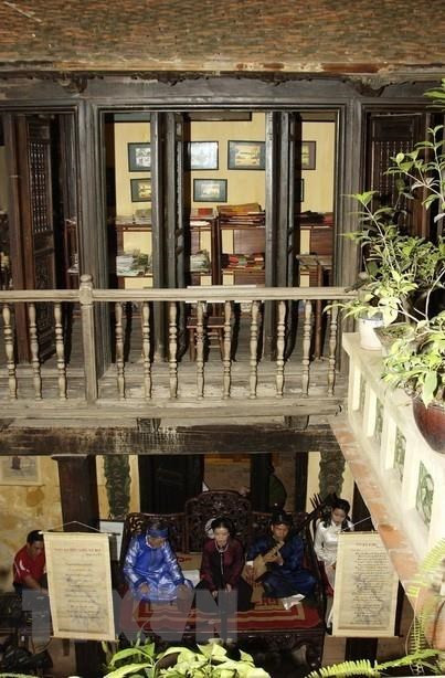  Biểu diễn và giao lưu văn hoá ca trù Hà Nội tại Ngôi nhà di sản 87 phố Mã Mây, quận Hoàn Kiếm