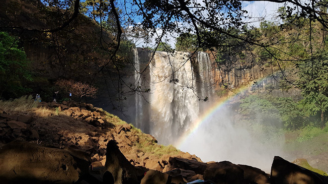 Thác Phú Cường. Ảnh: TRẦN HIẾU