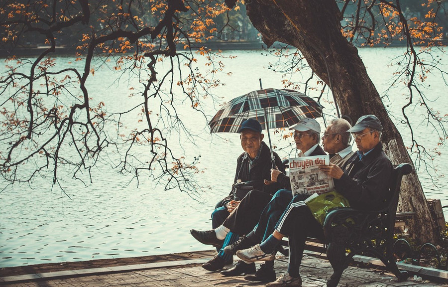  Khung cảnh yên bình, tĩnh lặng của Hà Nội - đất kinh kỳ nghìn năm văn hiến. (Ảnh minh họa: Vietnam+)