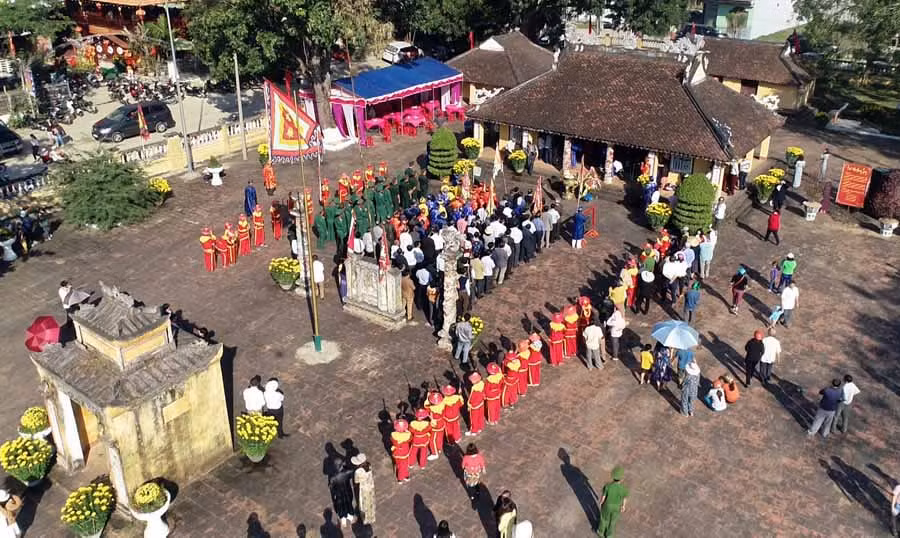  Lễ tưởng nhớ, tri ân công lao to lớn của 3 anh em nhà Tây Sơn và kỷ niệm 230 năm chiến thắng Ngọc Hồi-Đống Đa tại An Khê trường. Ảnh: internet