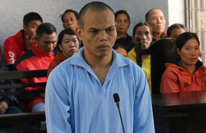 Y Nguêc Mlô tại phiên tòa. Ảnh: Minh Lộc.  Y Nguêc Mlô tại phiên tòa. Ảnh: Minh Lộc.