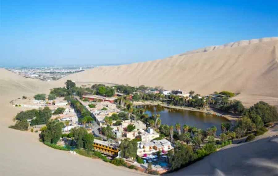 Ốc đảo rợp bóng cây. Ảnh: AOL. Ốc đảo rợp bóng cây. Ảnh: AOL.