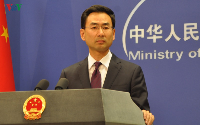 Phát ngôn viên Bộ Ngoại giao Trung Quốc Cảnh Sảng.
