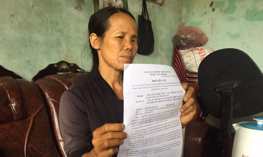Bà Yến đã có đơn tố cáo ông Nguyễn Hữu Tài. Ảnh: Văn Ngọc