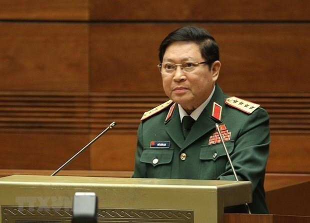  Đại tướng Ngô Xuân Lịch, Bộ trưởng Bộ Quốc phòng. (Ảnh: Dương Giang/TTXVN)