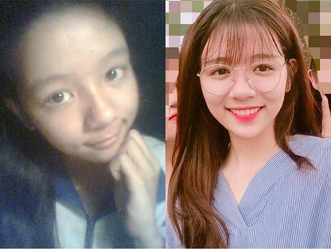  Không chỉ gây chú ý với bức ảnh ngủ gật, 9X còn trở nên nổi tiếng với màn dậy thì thành công khi những tấm ảnh cũ của cô được dân mạng tìm lại. Cô gái quê Nghệ An được khen có màn dậy thì thành công, đường nét gương mặt không đổi nhưng xinh đẹp hơn trước nhiều.